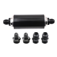 Fuel Filter 50mm Cleanable AN6 AN8 AN10 Adapter Universal Car Accessories