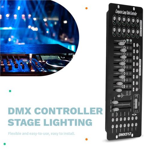 New 192DMX Controller Stage Lighting 512DMX Console, DJ Control Equipment EU Plug