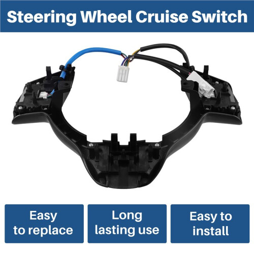 Car Multi-Function Steering Wheel Cruise Control  Button 84250-0D020 for  Yaris 12-18 Verso-S 12-14 2