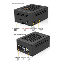 Metal Case for Raspberry Pi 5 & PCIe M.2 NVMe SSD Shield X1000 / X1001 / X1003 / X1004 (NOT Support X1002 )