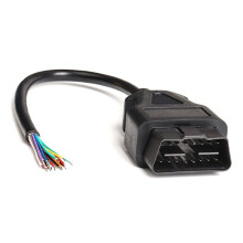 16 Pin Car Diagnostic Interface Tool Adapter OBD 2 OBD2 16pin Male Connector to Extension Opening Cable to Female