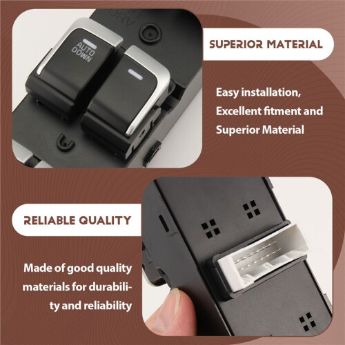 93570-B2100CA Power Window Main Control  for  SOUL 2014-2019 AUTO DOWN Window Regulator Button 93570-B2110CA 2