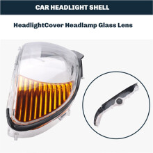 For 5 SERIES E39 2000-2004 Car Headlight Shell Headlight Cover Headlamp Glass Lens Left