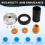 31336788776 31336776554 Front  Strut Mount Rubber Buffer Spring Pads Protection Kit for  X5 E70 X6 E71 3