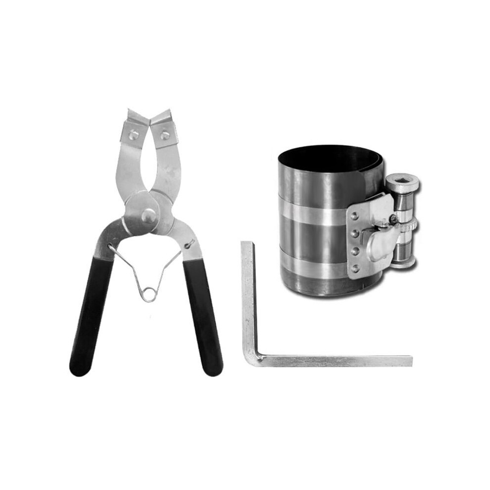 1 Set Engine Piston Ring Caliper Compressor Ratchet Pliers 53Mm -175Mm Tool Installer Expander Remover Kit 6031503411950