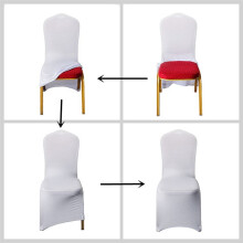 10Pcs Chair Cover Stretch Slipcovers for Wedding Party, Dining Chair Decoration Covers