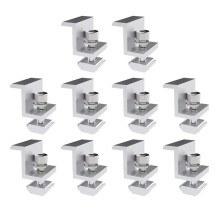 Solar Panel Adjustable Bracket Clamp PV Bracket Mounting Clip Solar End Clamp 30mm for Fixing Solar Panel