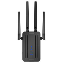 Repetidor/Extensor Wi-Fi 1200Mbps 2.4G/5GHz Dual Band, Amplificador de Sinal Wi-Fi, Roteador, Amplificador de Longo Alcance, Plugue UE