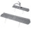 2PCS Kitchen Sink  Faucet Mat  Catcher, Handle Drip Catcher Tray, Multipurpose for Kitchen Dish Drying Mats 2