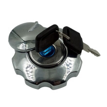 Motorfiets Brandstof Gas Tank Cap Cover Lock Set voor CG125 CG 125 Onderdelen Vervangende Aluminium Brandstof Gas Tank