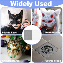 10 Sheet Fursuit Eyes Mesh, Waterproof Printable Blank Handicrafts Making for Mask, Props Fursuits Sculpting Supplies