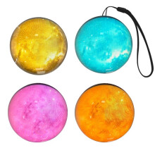 3D Crystal with DIY Video Playback 7cm Display Sphere, Perfect for Family Friends and Graduation Gifts White