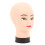 Testa calva bianca in PVC, modello 28,5 cm/54 cm, supporto 1