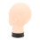 Testa calva bianca in PVC, modello 28,5 cm/54 cm, supporto 12