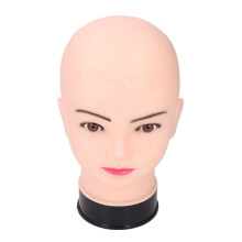 Testa di manichino calva in silicone 26,5 cm x 54 cm Esposizione