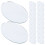 100Pcs Oval DIY Mirror Tiles Transparent for Makeup and Craft Projects 2