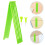 2Sets Plastic Braille Oefenbord Voor Blinden En Beginners 10