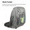 Coprisedile per tagliaerba a guida M, Nero, 2 tasche 4
