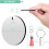 Sublimation Blanks Keychains,200 PCS 2Inch Round Sublimation Blanks Keychain Circle with Tassels,for DIY  Making 3