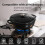Toque Cast Iron Enameled Dutch Oven Bread Baking Casserole Pot Self-Basting Lid 2