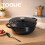Toque Cast Iron Enameled Dutch Oven Bread Baking Casserole Pot Self-Basting Lid 7