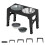 Skylos Elevated Pet Feeder Raised Dog Food Water 10