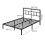 Levede Double HD Metal Platform Bed Black 5