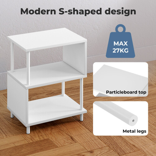 Levede Side Table 3 Tier Small Bedside Sofa End 1