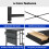 Levede L-Shaped Gaming Corner Desk w/ 2 Shelves 5