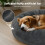 Skylos Dog Bed Small Donut Soft Plush Pet Cat 8