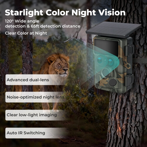 Centra Solar Trail Camera 4K Dual Lens WiFi 1