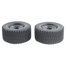 2 Stück 1/16 RC-Räder, Reifen, Ersatz für DIY-Zubehör, Einfache Installation, 7 cm Durchmesser, mit Rad-Upgrade für 16201Pro-Modellautos