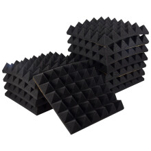12 Stuks Geluiddichte Schuimpanelen, 2 Inch X 12 Inch X 12 Inch Piramidevormige Akoestische Panelen voor Muur, Studio, Thuis en op Kantoor