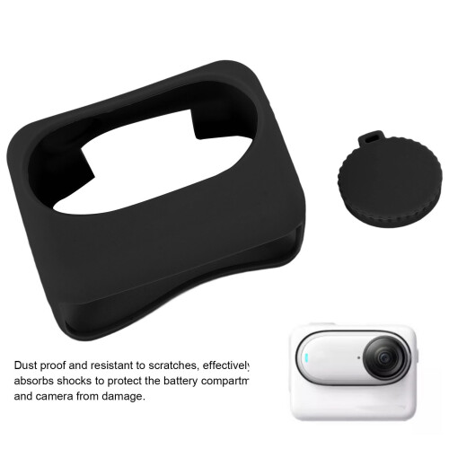 Funda de silicona GO 3S - protector de lente negro 1
