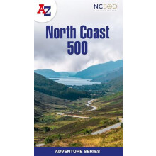 North Coast 500 by AZ Maps Paperback Book