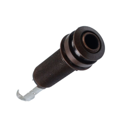 1 St Bronskoppar Ändstift Utgångsjack 6,35 mm för Akustisk Elgitarr Bas 1