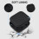 GO3S GO3 Action Case Nylon noir, fermeture éclair bidirectionnelle 8
