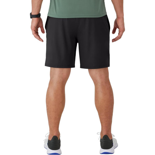 Hanes Mens Workout Shorts with Boxer Brief Liner 1