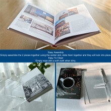Acrylic Book Stand for Magazines and Books