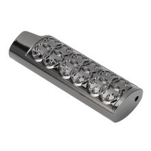 Coque en métal vintage en aluminium pour briquet J6 Black - Étui de protection
