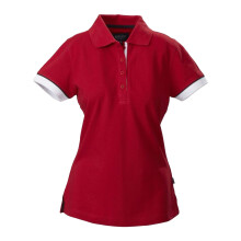 (S, Red) James Harvest Womens/Ladies Antreville Polo Shirt