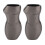 2Pcs 3D Human Shaped Aluminum Lighter Cases Protective Holder Pouch Black 2