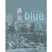 Drawing on Blue Paperback Book