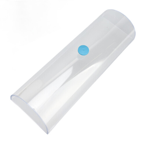 Cubierta antipolvo rectangular de acrílico transparente de 11,8 pulgadas 1