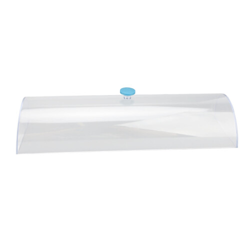 Rectangular Transparent Acrylic Dust Cover for Watch Movement Maintenance, 7.9in 1
