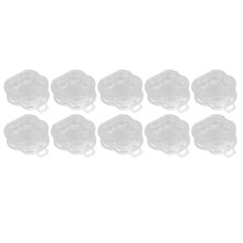 25PCS Contenitori per Cera Sciolta per Artigli di Gatto in PET, 11,4x10,15 cm