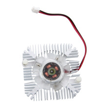 SODIAL (R) PC VGA Grafikkarte 2-Pin 55 mm Kuehler Luefter Kuehlkoerper 4800 RPM
