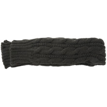 Fashion Inverno Donna Uomo Guanti Unisex Scaldabraccia Lunga Senza Guanto In Maglia Grigio Scuro 50 Cm