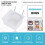 6 Pack Pegboard Clear Bins, Pegboard Bins Hooks, DIY Pegboard Accessories, Workbench Small Bins Fit 1/4 -1/8 Peg Board 5