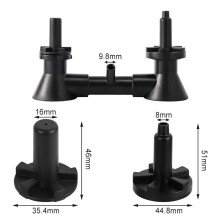 Double Wine Rinser Beer Bottle Washer Homebrew Beer & Wine Cleaning Equipment Cleaner with Kitchen Faucet Bar Tools